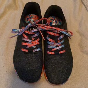 Size 9.5 New Nobull Black Heather Pixel Trainer